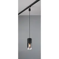 TRIO -Leuchten, lámpara colgante DUOLINE, 10x180 cm, color negro