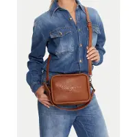 Pepe Jeans para mujer. PL0300004 Bandolera Bassy Code marrón (OSFA), Casual, Poliuretano, outlet 2026.
