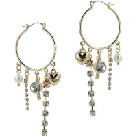 Otazu Dangling Charms Crystal, Gold, Pearl Talla: OS | Pendientes Outlet | Mujer | Blanco