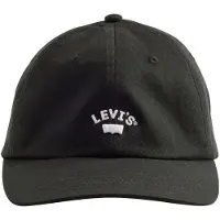 Levi's Gorra 'Lazy Girl Logo Cap' negro / blanco