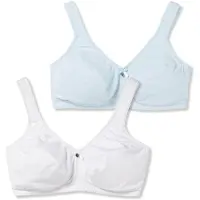 Sheego Sujetador reductor azul pastel / blanco