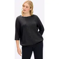 Sheego Sudadera negro