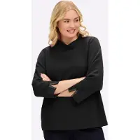 Sheego Sudadera negro