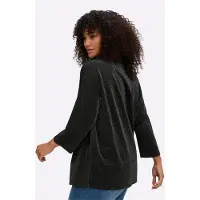 Sheego Sudadera negro