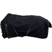 Premiere Xs, manta para caballos, modelo All Year 600d, 200g, color negro, 100-135 cm, color negro, 100-135 cm