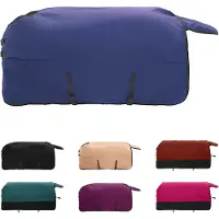 vidaXL Manta para caballos, modelo "Full Navy", color azul, 105 cm, material: poliéster