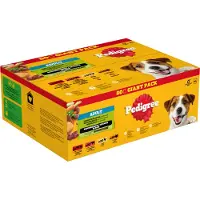 Pedigree Adult Mix Selection en salsa Bolsitas de comida - 80 x 100 gramos