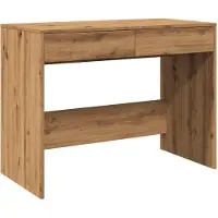 Syfax Escritorio de madera de ingeniería roble artisan 101x50x76,5 cm