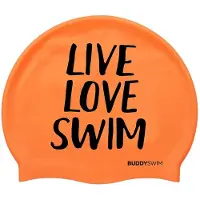 Buddyswim Gorro De Natación Live Love Swim Silicone