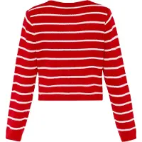 Usha Cárdigan rojo / blanco