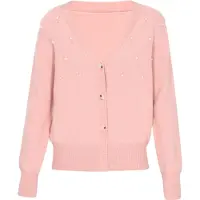 Faina Cárdigan rosa / blanco