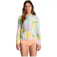 Billabong Camiseta Térmica De Manga Larga Con Cremallera Completa Peeky 1 Mm