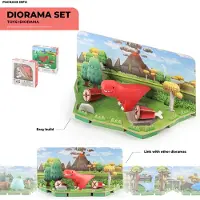 Halftoys Conjunto De Diorama De T-rex