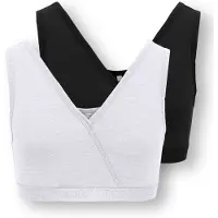 Kids Only GIRLS Sujetador 'KOGLola' gris moteado / negro