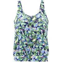 s.Oliver Top de tankini marino / verde / verde pastel / rosa