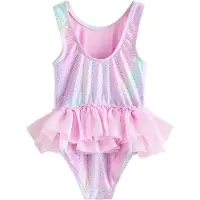 Next Traje de baño amarillo claro / menta / lavanda / rosa