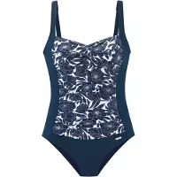 Sunseeker Traje de baño marino / blanco