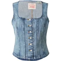 Levi's Top 'Sculpted Top' azul denim