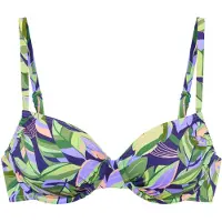 s.Oliver Top de bikini azul noche / verde / verde claro / lavanda