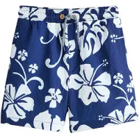 Next Bermudas azul oscuro / blanco
