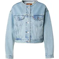 Levi's Chaqueta de entretiempo 'Collarless Shrunken '90s Trucker Jacket' azul denim