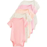 Next Pijama entero/body naranja claro / rosa / blanco lana