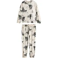 Next Pijama beige / negro