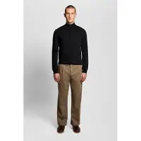 Lyle & Scott Mesh Logo Knitted Track Jacket Jet Black Talla: S | Cárdigan Outlet | Hombre | Negro