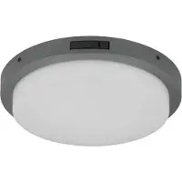 TRIO Lámpara de pared Wandleuchte, color BERMEJO, 14W, código 630369142, 1450 lúmenes, 23/3/4K, IP54, D300mm, con sensor de movimiento BWM