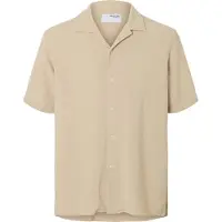 Selected Camisa 'Sal' beige