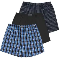 Normani Calzoncillo boxer navy / azul claro / negro / blanco