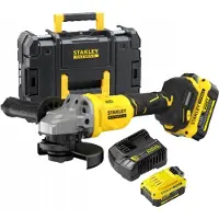 Stanley Amoladora Angular Inalámbrica 125mm V20 18v 1*4.0ah