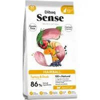 Dibaq Comida Para Gatos De Pavo Y Pato Sense Grain Free Hairball 6kg