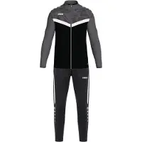 Jako Chándal 'Iconic' gris oscuro / negro / blanco