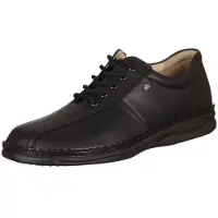 Finn Comfort Zapatos con cordón 'Schnürschuh Herren 01101 062099 Echtleder in schwarz' negro