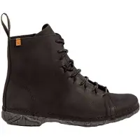 El naturalista para mujer. 2N9091101005_001 Botines de piel Pleasant negro (42), Plano, Cordones, Casual, outlet 2026.