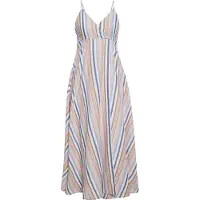 IZIA Vestido de verano beige / azul claro / menta / rosa