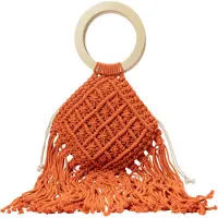 IZIA Bolso de mano crema / naranja oscuro
