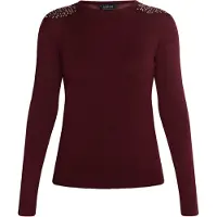 Usha Jersey 'Nowles' rojo vino