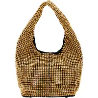 Faina Bolso de hombro oro / negro
