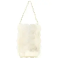 FELIPA Bolso de mano blanco lana