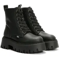 Buffalo Botines con cordones 'Aspen' negro