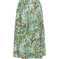 Faina Falda azul claro / marrón / verde claro / blanco