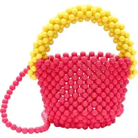 FELIPA Bolso de mano amarillo / rosa