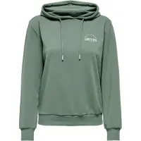 Only Play Sudadera 'Cava Life' verde oscuro / blanco