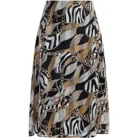 Faina Falda marrón / oro / gris / negro