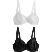 Next Sujetador negro / blanco