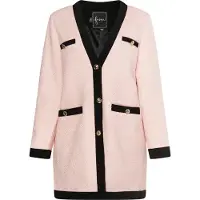 Faina Blazer rosa claro / negro