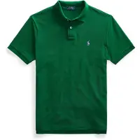 Ralph Lauren para hombre. 710782592016 El icónico polo de piqué Custom Slim Fit verde (XS), Casual, Algodón, Manga corta, Polo Ralph La