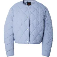 BOSS para mujer. 50553785 Chaqueta repelente al agua con guateado romboidal azul (40), Casual, Poliéster, outlet 2026.
